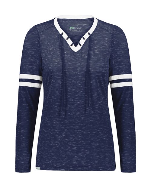 Navy Heather/ White