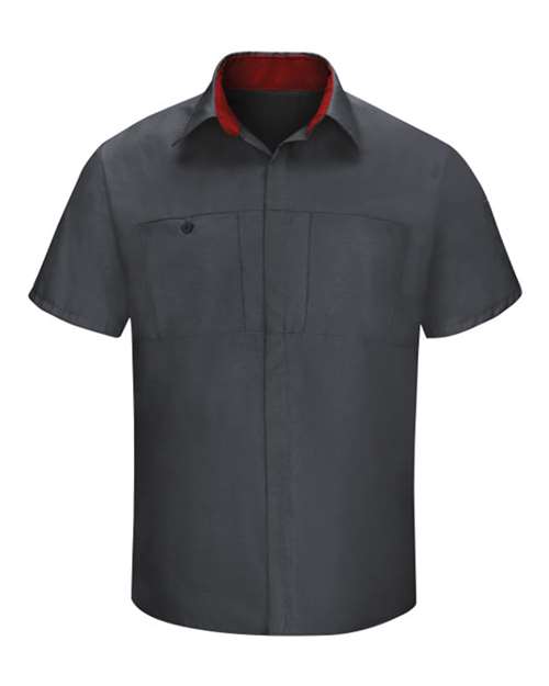 Charcoal/ Fireball Red