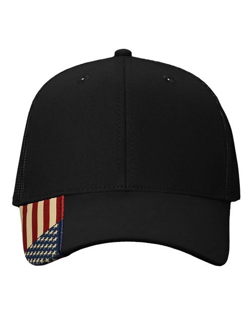 Black/ USA Mesh