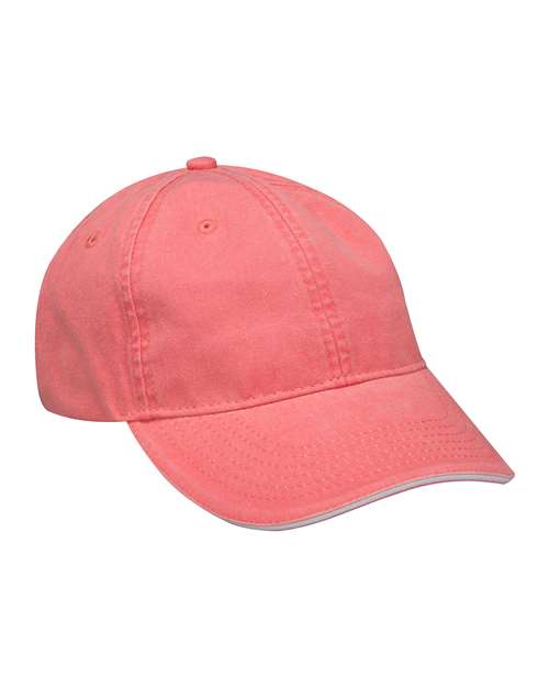 Coral/ White