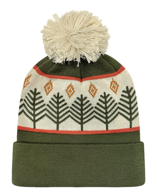 Rustic Trees/ Olive Green