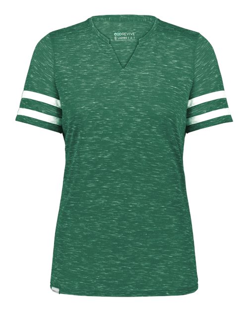 Dark Green Heather/ White