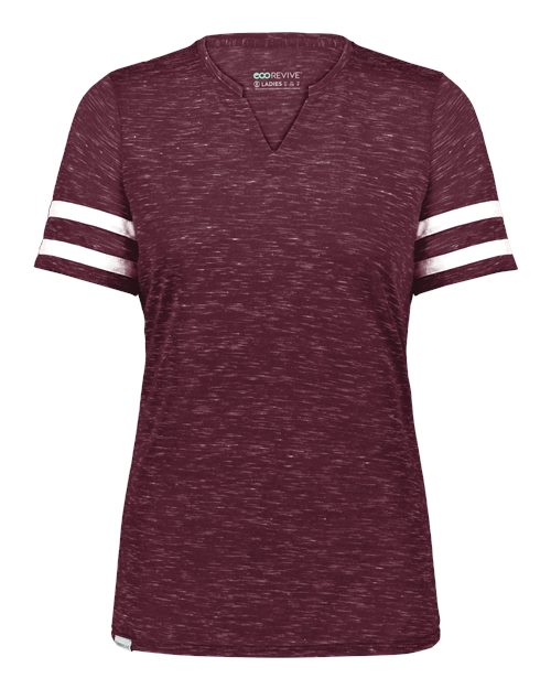 Maroon Heather/ White