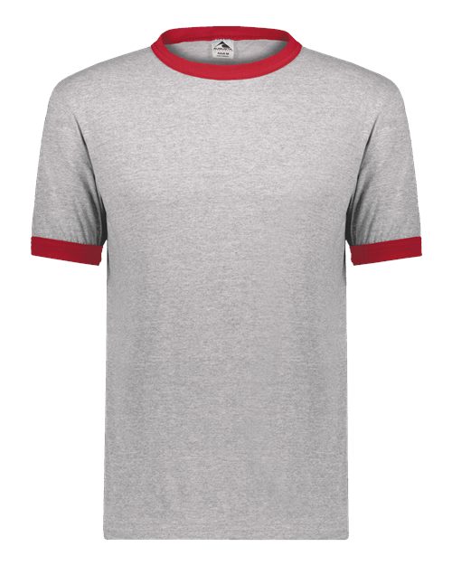 Athletic Heather/ Red