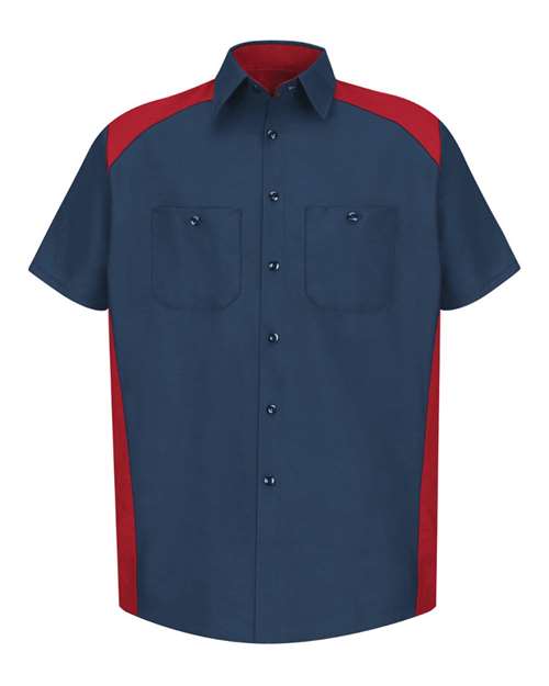 Navy/ Red