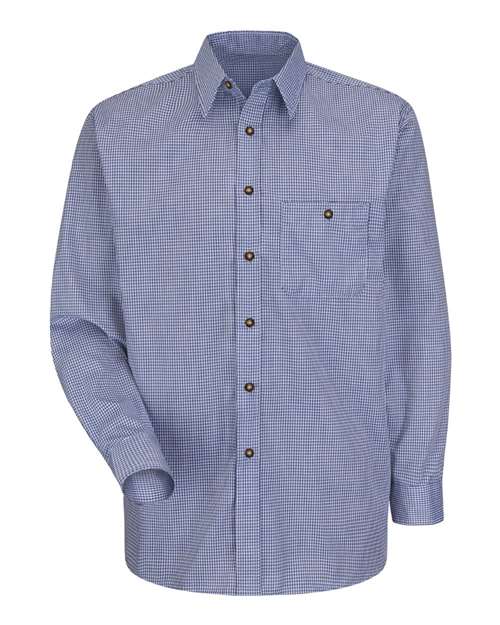 White/ Blue Plaid - 367