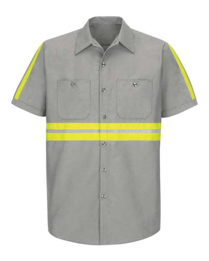 Light Grey/ Yellow Trim