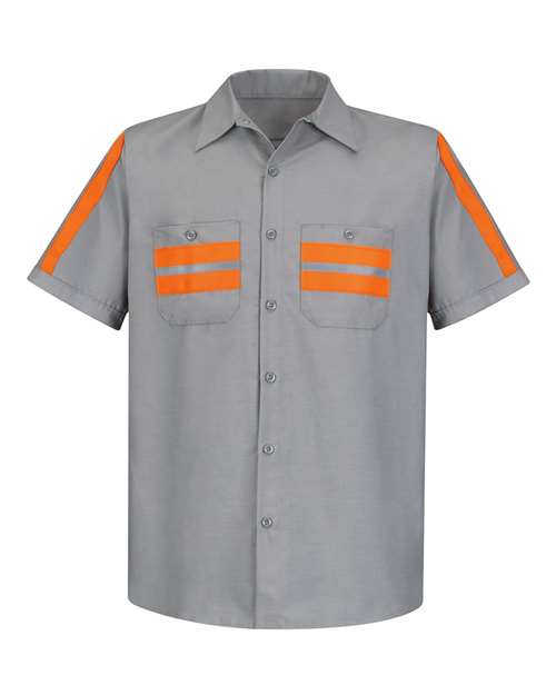 Light Grey/ Orange Trim