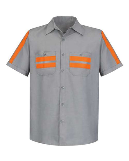 Light Grey/ Orange Trim