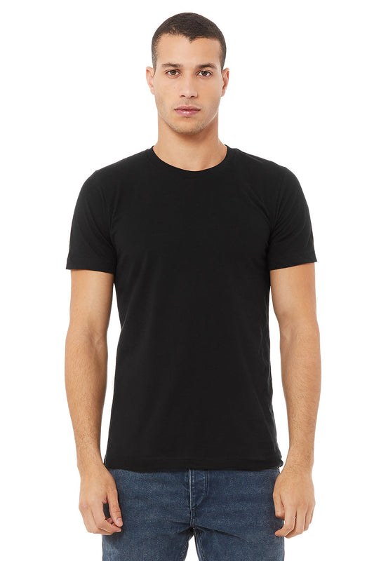 3001 BELLA + CANVAS UNISEX JERSEY SHORT SLEEVE TEE Black