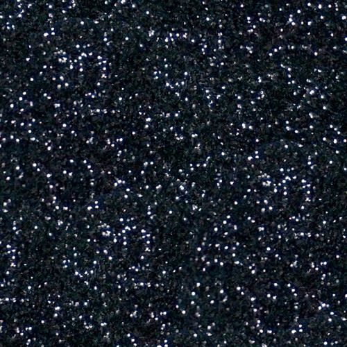 Glitter Vinyl 1 FOOT BLACK GLITTER