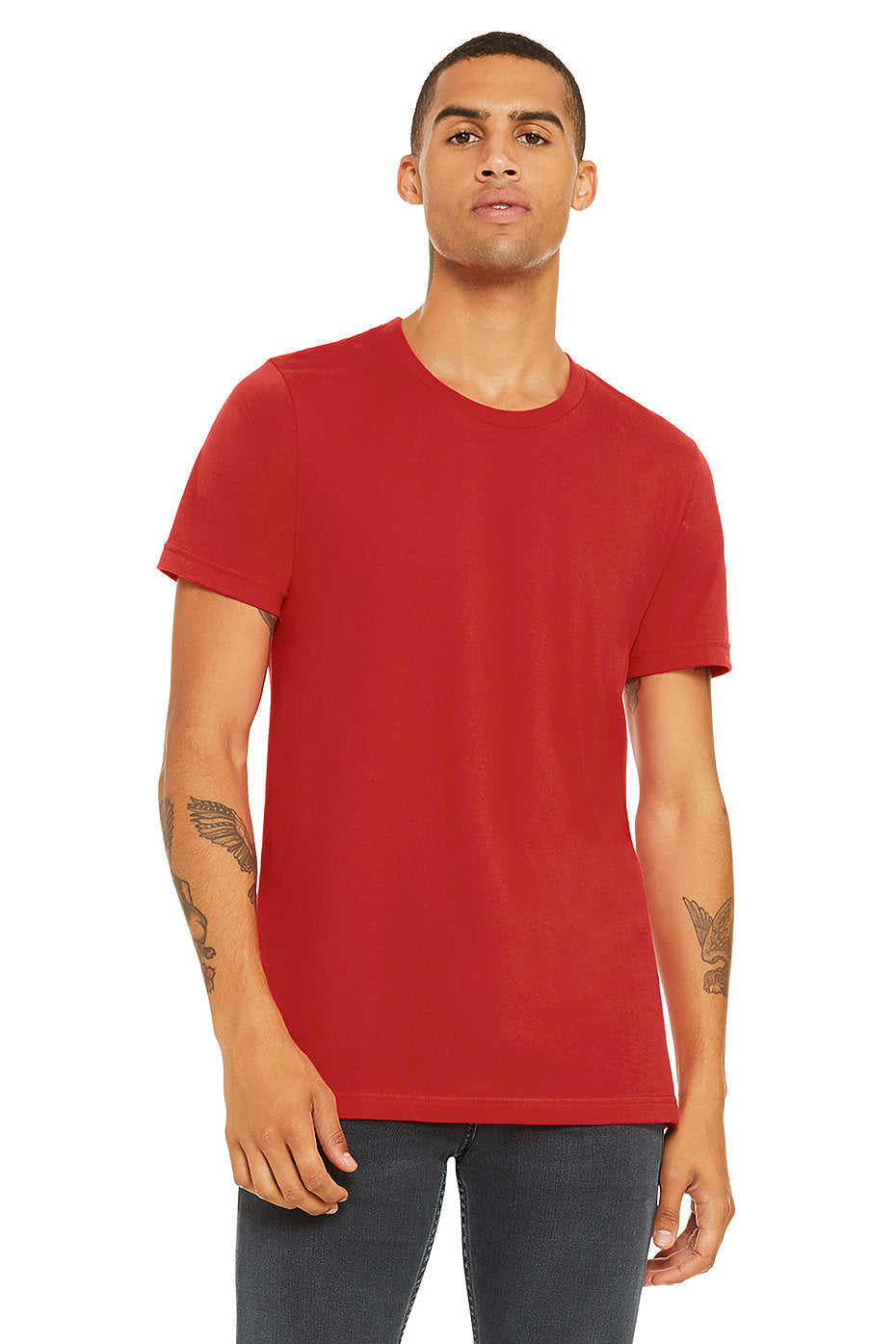 3001 BELLA + CANVAS UNISEX JERSEY SHORT SLEEVE TEE Red